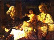 Jan victors Abraham and the three Angels (mk33)